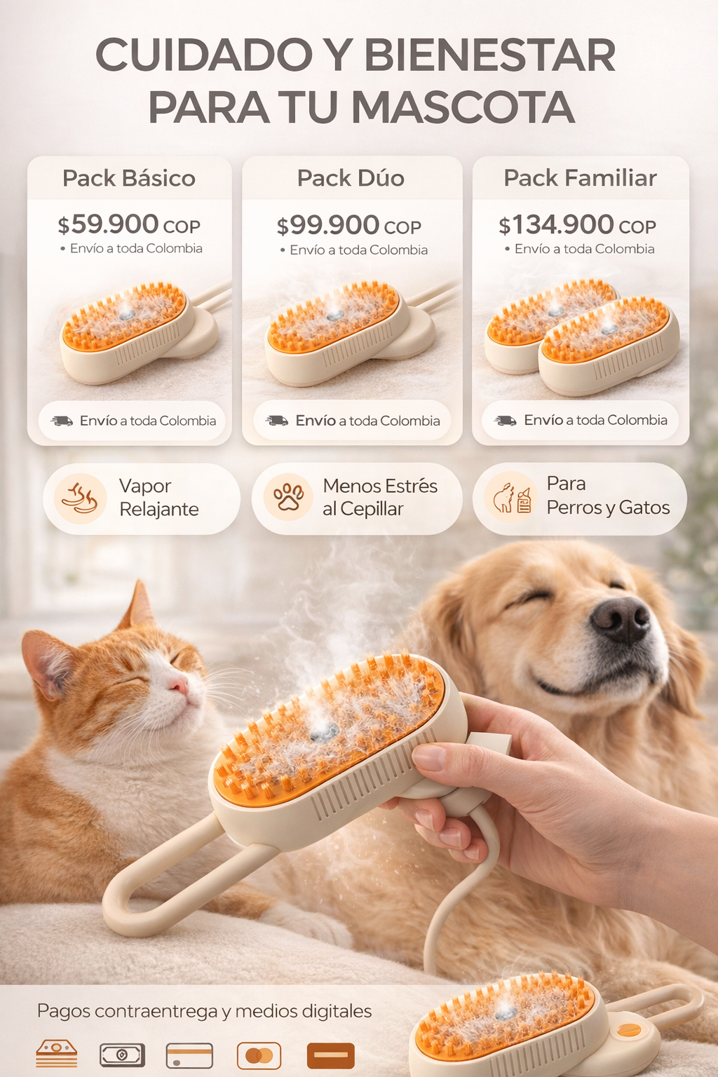 Menos Pelos en Casa desde el Primer Cepillado